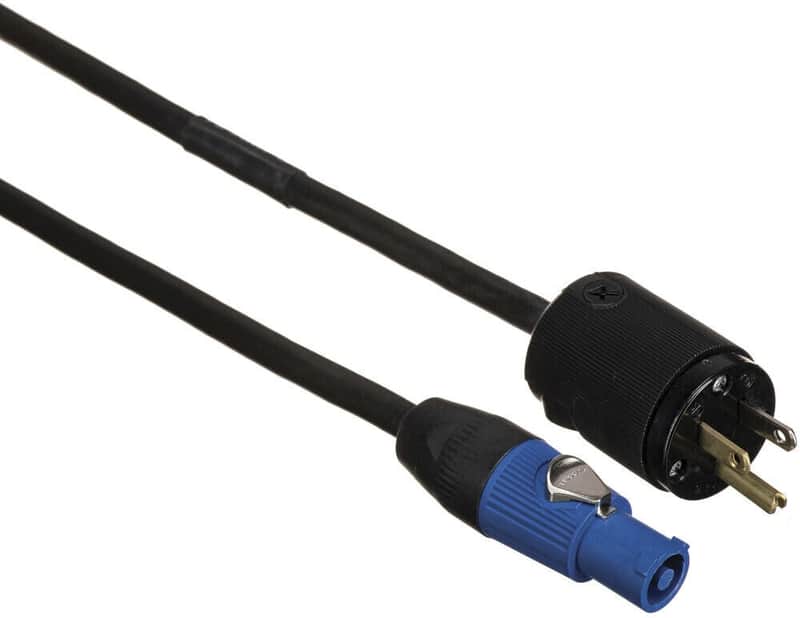 RCF MED-PCB-SJ14-8FT 8 Feet Adapter Cable PowerCON to Edison Plug Cable image 1