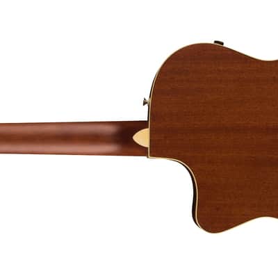 Fender Newporter Player Acoustic Electric Guitar Surf Green image 6