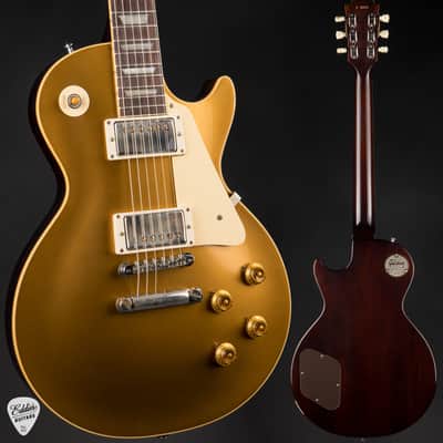 Gibson Custom Shop 1957 Les Paul Goldtop Reissue Dark Back VOS Double Gold 9.3 #75829 image 1