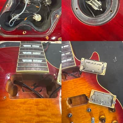 CoolZ ZLS-2/FM MIJ 2007 Cherry Sunburst Flame Top Made in Japan w/ Bag image 25