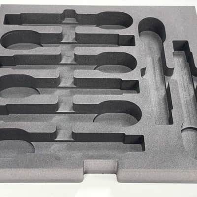 Custom Foam Insert for Rack Drawer fits 8 Shure Axient Digital ULXD QLXD Wireless Handheld SLXD2 QLXD2 ULXD2 AD2 ADX2 image 2