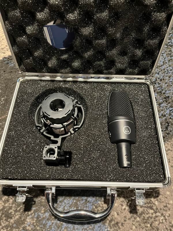 AKG C3000 High Performance Large-Diaphragm Condenser Microphone 2010s - Black image 1