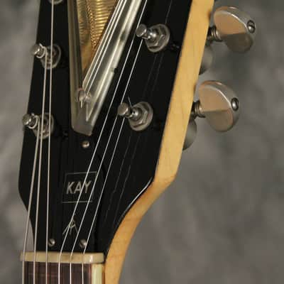 Kay Jazz II w/Barney Kessel Kleenex pickups 1960s Blonde image 11