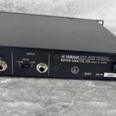 Yamaha SPX90 II SPX 90 digital sound processor rack mount unit w/ box and manual image 2