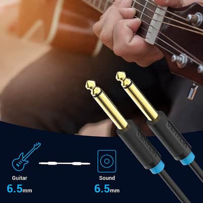 VENTION 6.35mm to 6.35mm Guitar Cable 2m (RRP £12.99) from Sinners Music image 5