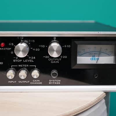 dbx 165A Over Easy Compressor / Limiter 1970s - Black image 2