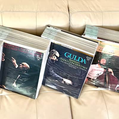 Set of LONDON KIJC Super Analogue Disc LP, total of 97 records in