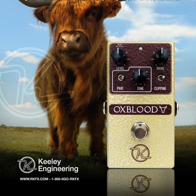 Keeley Oxblood Overdrive - Guitar Effect Pedal image 4