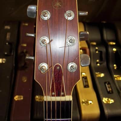 Yamaha FG-580 1973 Natural MIJ Nippon Gakki vintage acoustic guitar image 2