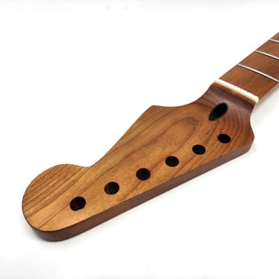Brio Nitro Satin Roasted Maple S-Style Neck w/Walnut Truss Rod Plug image 3