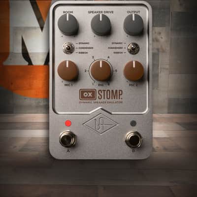 Universal Audio UAFX OX-STOMP Dynamic Speaker Emulator (UA-OX-STOMP-U) image 1