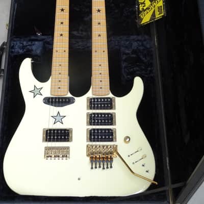 Kramer Richie Sambora Stars White Double Neck 1980's Bon Jovi Vibe image 5