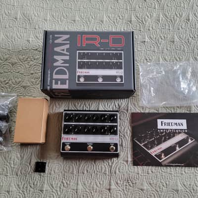 Friedman IR-D Dual Tube Preamp *MINT* 2024 - Present - Black / Silver image 1