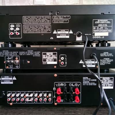 PIONEER A-445 CT-445 F-445 Rare Vintage Cassette Deck Set Japan Warranty 1989s image 14