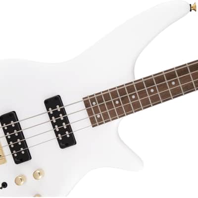 Jackson JS Series Spectra JS3 4-String Electric Bass Guitar - Snow White Finish image 7