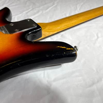 Teisco E-110 1960s Electric Guitar - Tulip Sunburst - Japan image 9