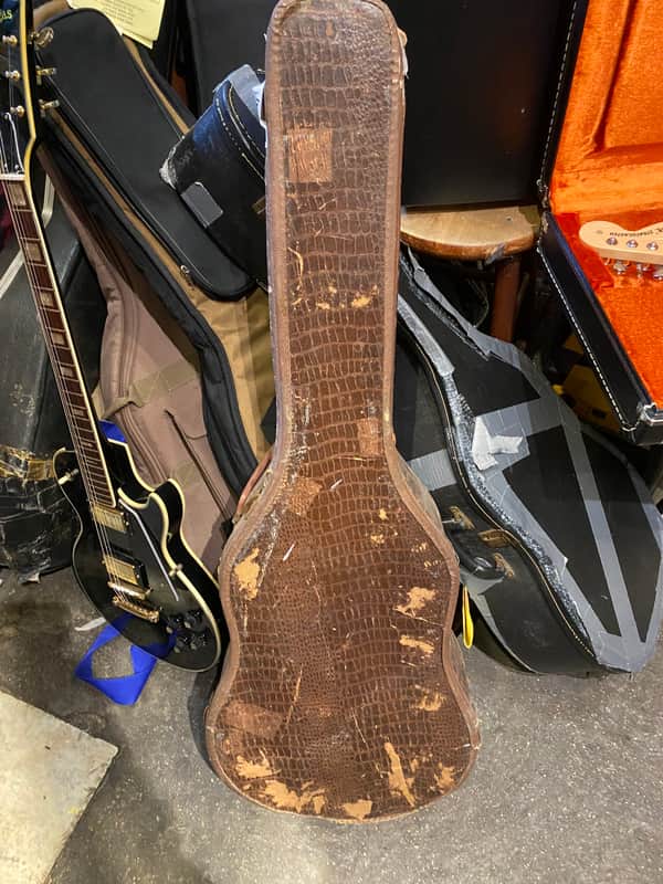 Gibson LG case chipboard 1960s Brown image 1