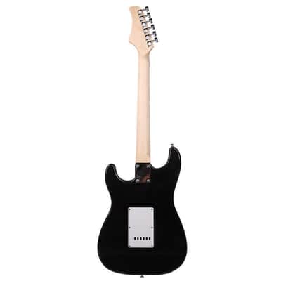 Tobacco Sunburst 6-String ST Electric Guitar Beginner Pack – Rosewood Fingerboard, Basswood Body + Strap, Cord & Gig Bag image 3