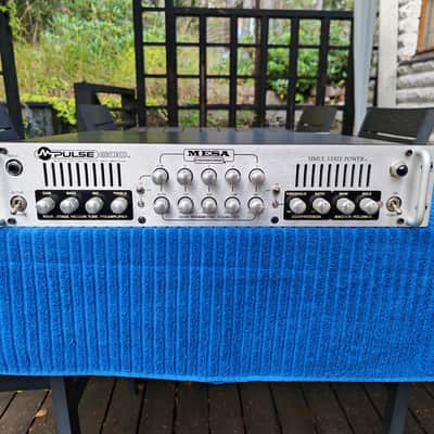 Mesa Boogie M-Pulse 600 Simul-State 600-Watt Rackmount Bass Amp Head 2001 - 2012 - Silver image 1
