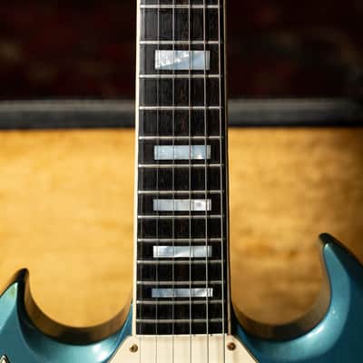 1968 Gibson SG Custom Pelham Blue Factory Bigsby Left-Handed 1 of 2 Ever Made Jimi Hendrix w/OHSC image 5