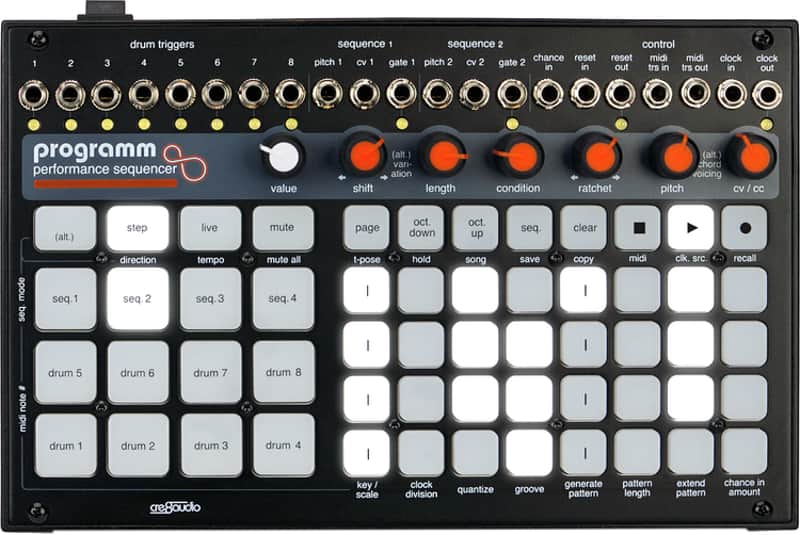 Cre8audio Programm Performance MIDI and CV Sequencer image 1