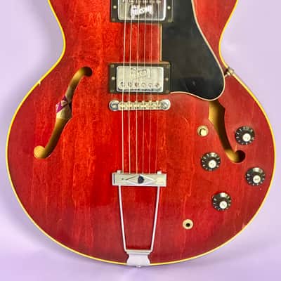 Gibson ES-335 1971 - Cherry w/ Gibson Embossed pick ups and OHSC image 2