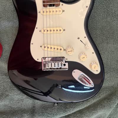 Fender American Elite Stratocaster Mystic Black/Rosewood w/ OHSC — US15 Serial image 3