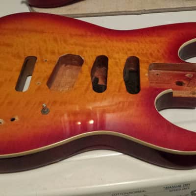 Kramer DC-2 Guitar body 1987 Cherryburst RARE Pacer series image 1