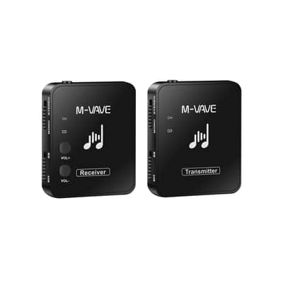 M-VAVE 2.4G Wireless Earphone Monitor Rechargeable Transmitter Receiver Support Phone Recording,price include the import duty to US buyer image 1