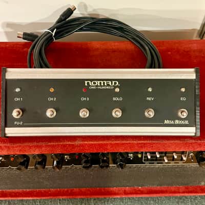 Mesa Boogie Nomad One-Hundred 3-Channel 100w Guitar Amp Head - Factory Red Suede Tolex image 5