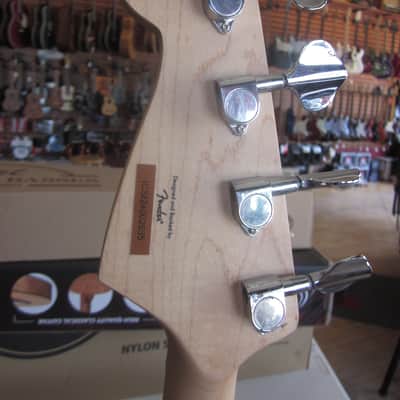 Fender Squier Sonic Bronco Electric Bass 4-String - Lime Green image 6