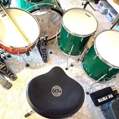 Truth Custom Drums 6 pc Green Sparkle image 5