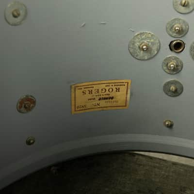 1960s Rogers 14x20 Black Onyx Pearl Bass Drum image 16