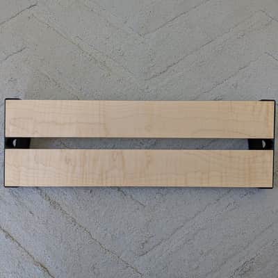 18x6" Flame Maple Modular Pedalboard with 1 Free Generic Pedal Mount - 013 image 4