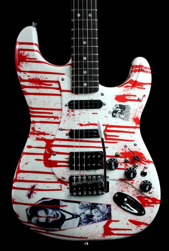 Custom Painted and Upgraded 2024 Fender Squier Strat With Matching Headstock image 1