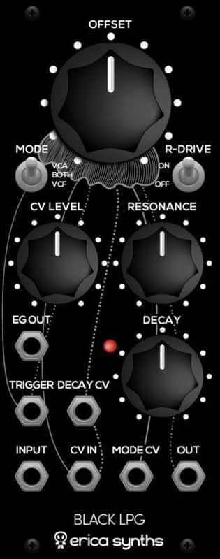 ERICA SYNTHS BLACK LPG : BRAND NEW :  [DETROIT MODULAR] image 1
