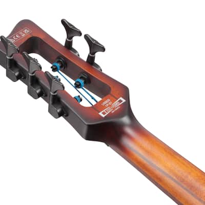 Ibanez UB805 MOB - Mahogany Oil Burst Bass Workshop image 7