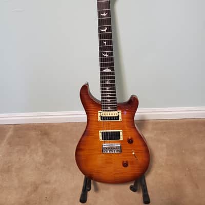 PRS SE Custom 24 7-String 2012 - 2014 - Vintage Sunburst w/ Case image 1