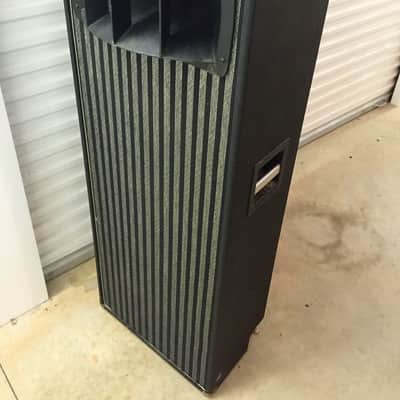 Vintage Kasino Kustom THEA 1970s Powered Black PA Speaker System ALL Discreet 120 Watts Horn+2 15s image 1