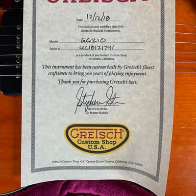 Gretsch Masterbuilt by Steven Stern G6210 2018 - Orange image 4
