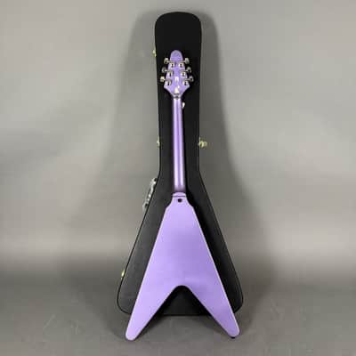 Kirk Hammett Signature Flying V Purple inkl. original Hardshell Case image 12