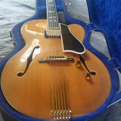 Gibson Super V CES 1980 Custom Natural Blonde Single Wes Montgomery Humbucker image 5