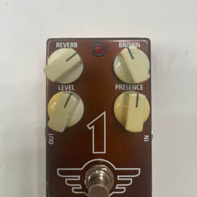 Mad Professor 1 Distortion / Reverb Brown Sound Guitar Effect Pedal image 2