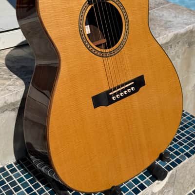 2012 Thomas Rein RJN5 Premium Boutique Acoustic Guitar Lutz Spruce / Malaysian Blackwood image 9