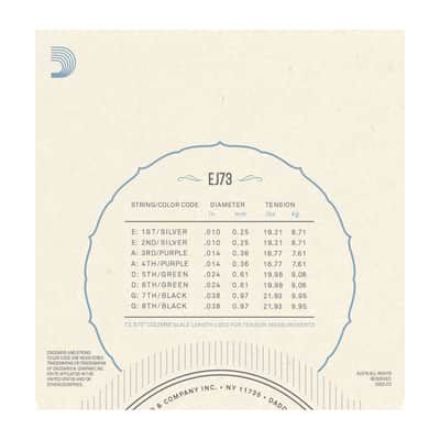 D'Addario EJ73 Mandolin Strings, Phosphor Bronze, Light, 10-38 image 2