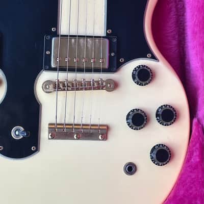 Gibson EDS-1275 Double Neck SG Electric Guitar 1990 - White image 5
