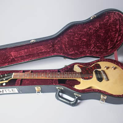 Gibson Custom Shop Les Paul Junior Double Cut (DC) 2007 - T.V. Yellow / Split-Pea Soup image 16