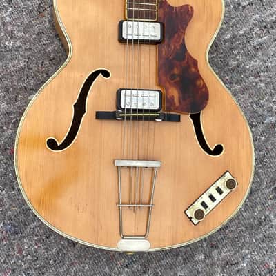 Hofner President 1964 - Natural Flammed 2 Pickups image 2