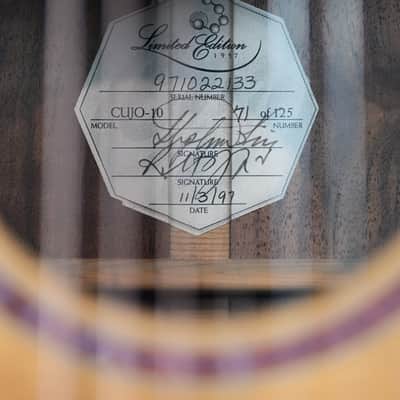 Taylor Cujo-10 Dreadnought No. 71 of 125 from 1997 in Natural with original Hardcase image 6
