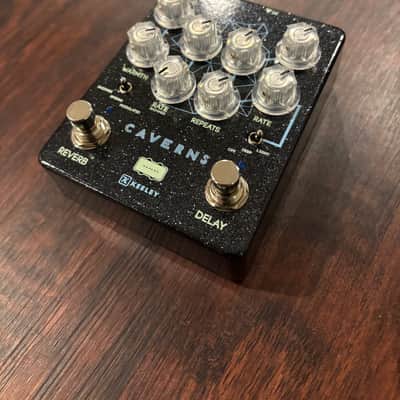 Keeley Caverns Reverb / Delay V2 Custom Black Bobbin image 2